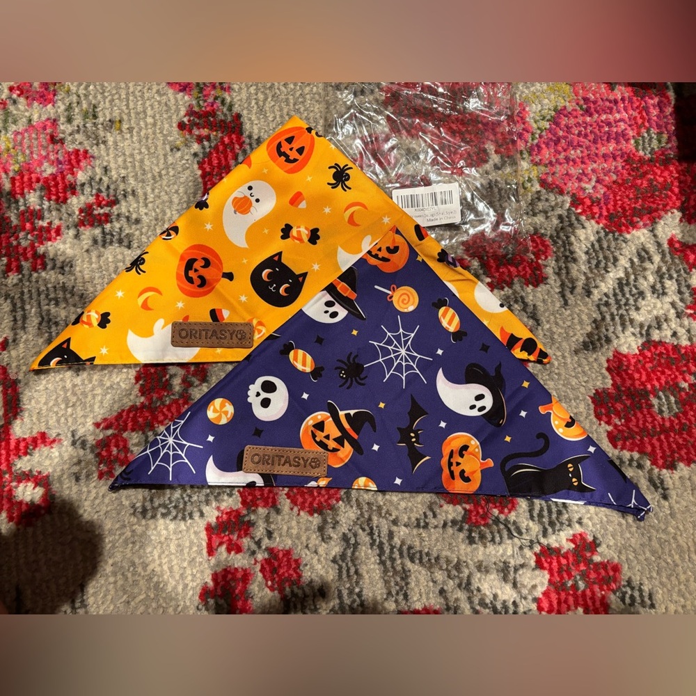 NWT Halloween Small Dog Bandanas